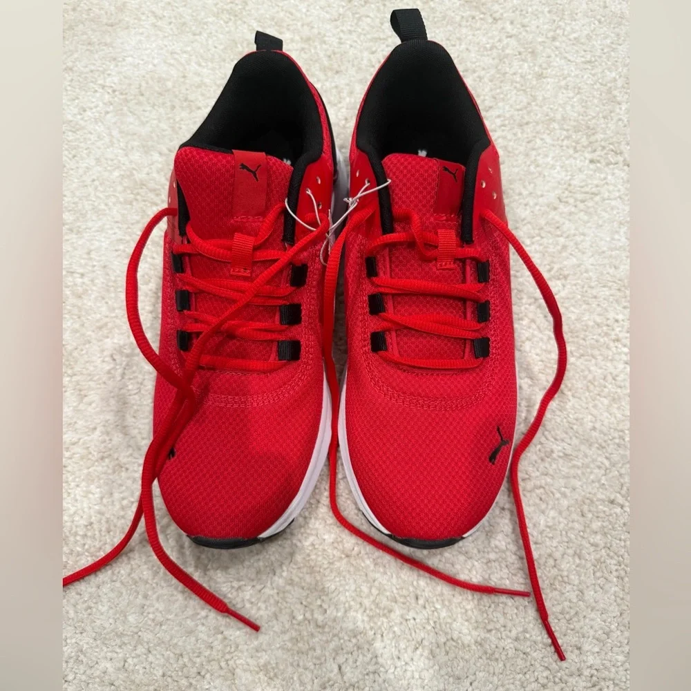 PUMA Electron E Mens Sneaker DM US High Risk RedBlack - Picture 3 of 8